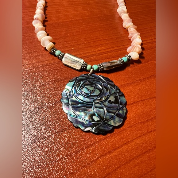 Source Unknown Jewelry - Handmade beaded necklace - 925 clasp